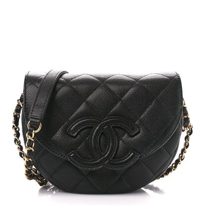 Chanel Caviar Quilted Mini Messenger Flap Black 1 of 10