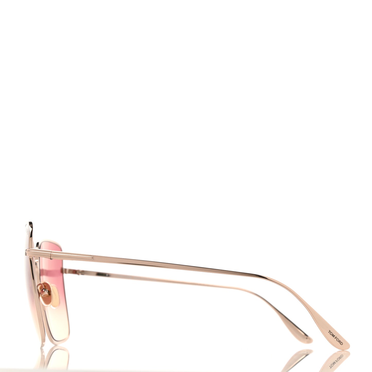 Acetate Polarized Heather Sunglasses TF739 Pink Rose Gold