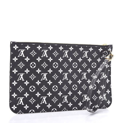 Louis Vuitton Monogram Giant Jungle Neverfull MM GM Pochette Black 3 of 7