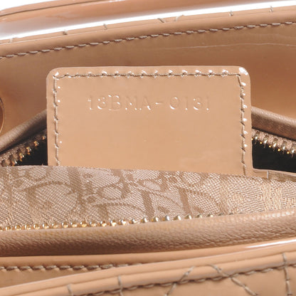 Christian Dior Patent Medium Lady Dior Beige 7 of 7