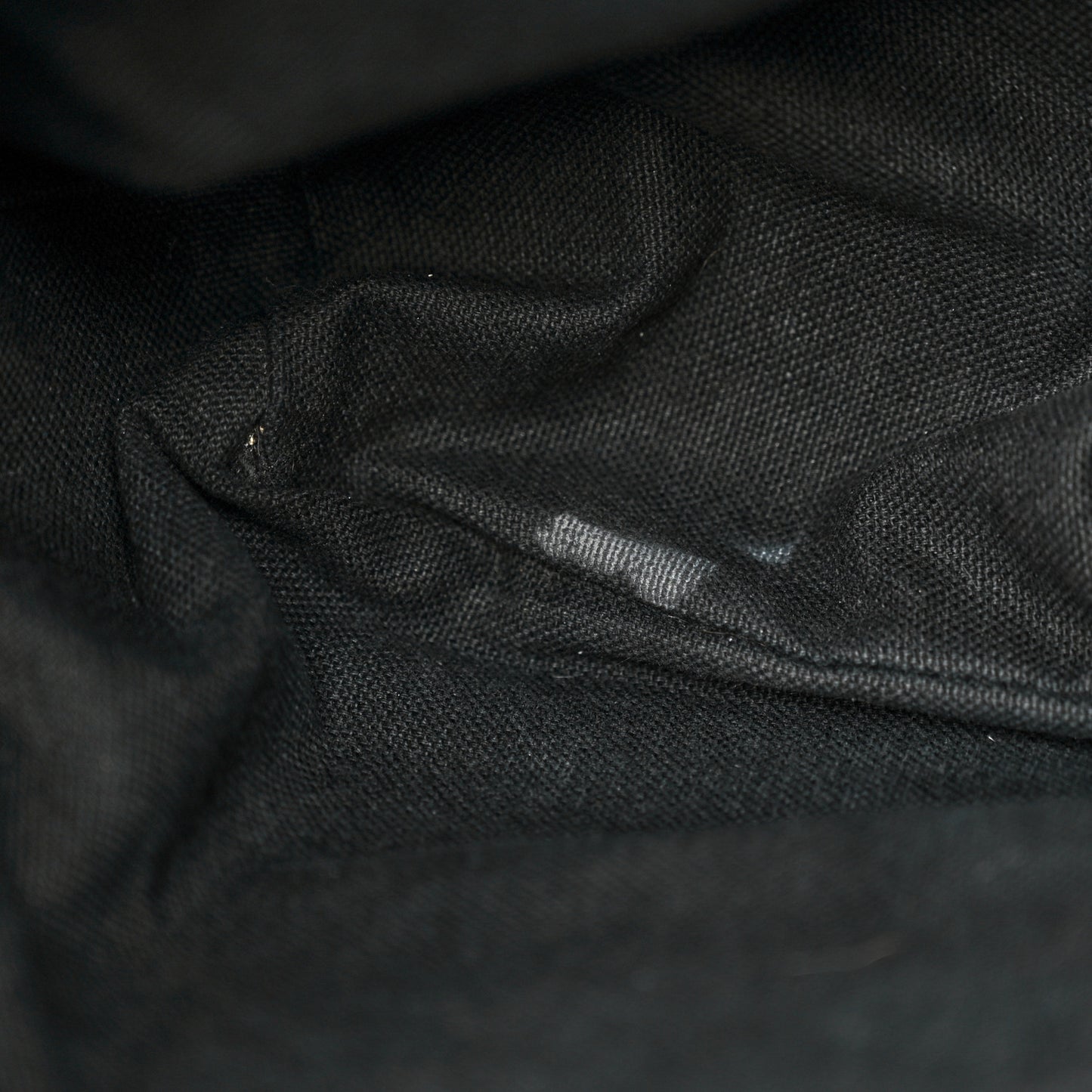 House Check Drawstring Backpack Black