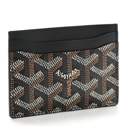 Goyard Goyardine Saint Sulpice Card Holder Black 3 of 8