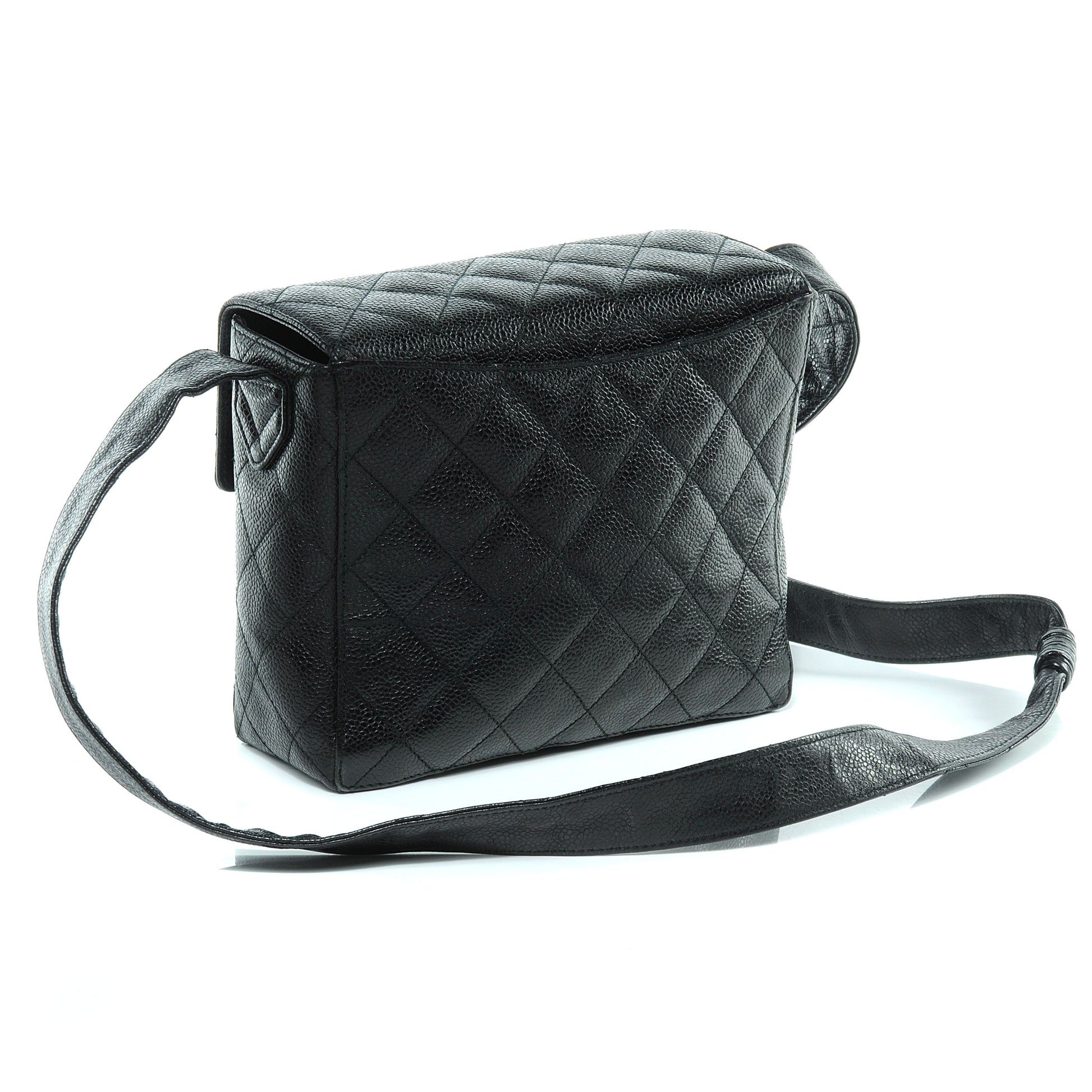 Chanel Caviar Shoulder Bag Black 3 of 8