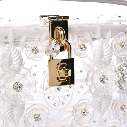 Dolce & Gabbana Plexiglass Bohemia Box Bag White 6 of 10