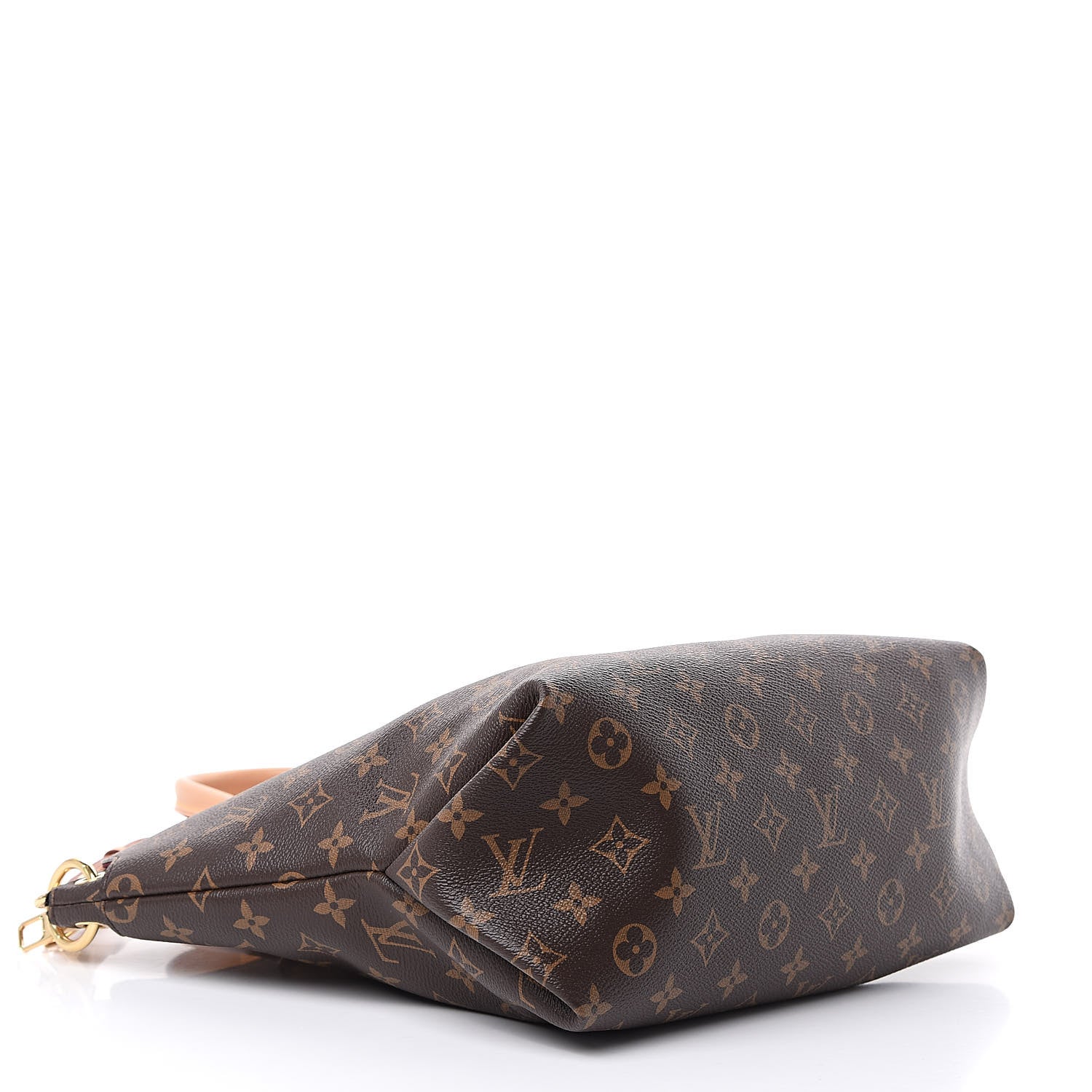 Louis Vuitton Monogram Flower Zipped Tote MM Beige 4 of 11