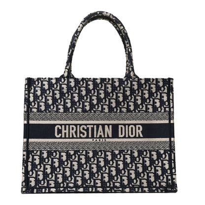 Christian Dior Oblique Medium Book Tote Blue Multicolor 1 of 13