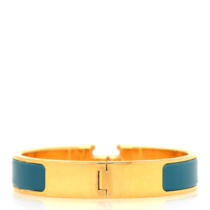Hermes Enamel Narrow Clic Clac H Bracelet PM Bleu Album 3 of 5