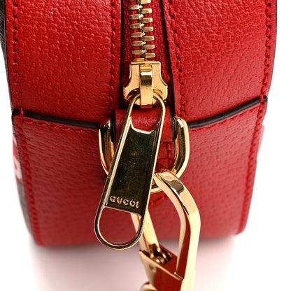 Gucci GG Supreme Monogram Apple Small Retro Interlocking G Shoulder Bag Beige Multicolor Lobster Red 12 of 12