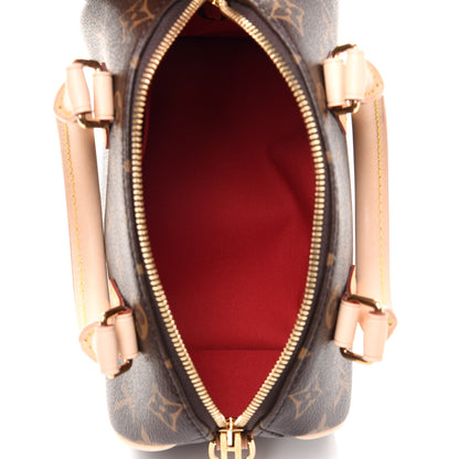 Louis Vuitton Monogram Speedy Bandouliere 20 Black 5 of 9