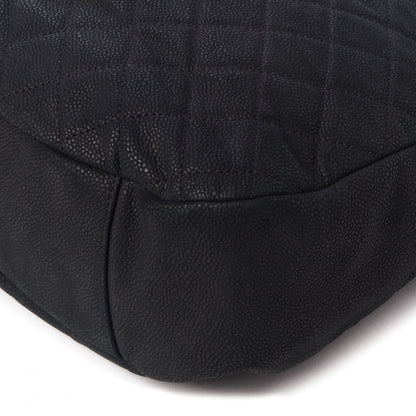 Chanel Iridescent Caviar Quilted Country Chic Hobo Black 5 of 10