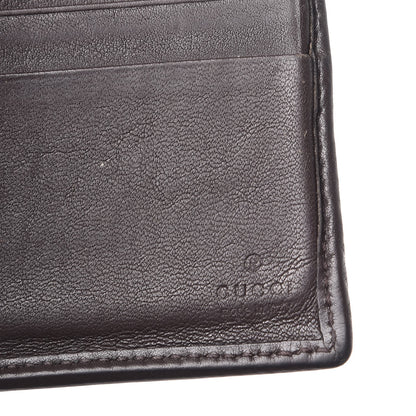 Gucci GG Plus Monogram Web Bi-Fold Wallet Dark Brown 6 of 10