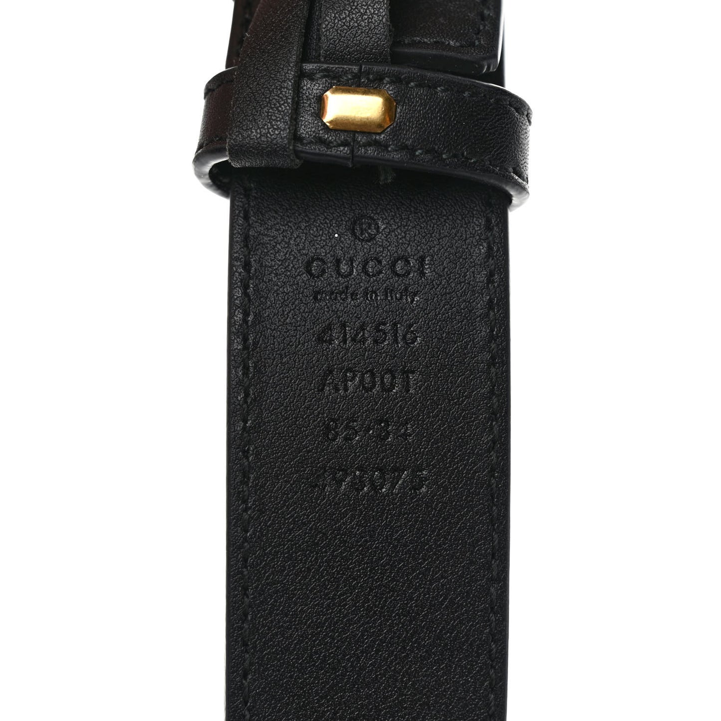 Calfskin Double G 30mm Belt 85 34 Black