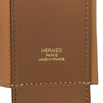 Hermes Swift Epsom Pocket Kelly Shoulder Strap Alezan Biscuit 3 of 4