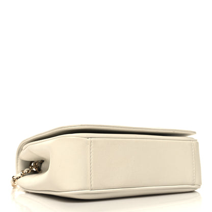 Chanel Lambskin CC Mania Flap Bag White 4 of 11