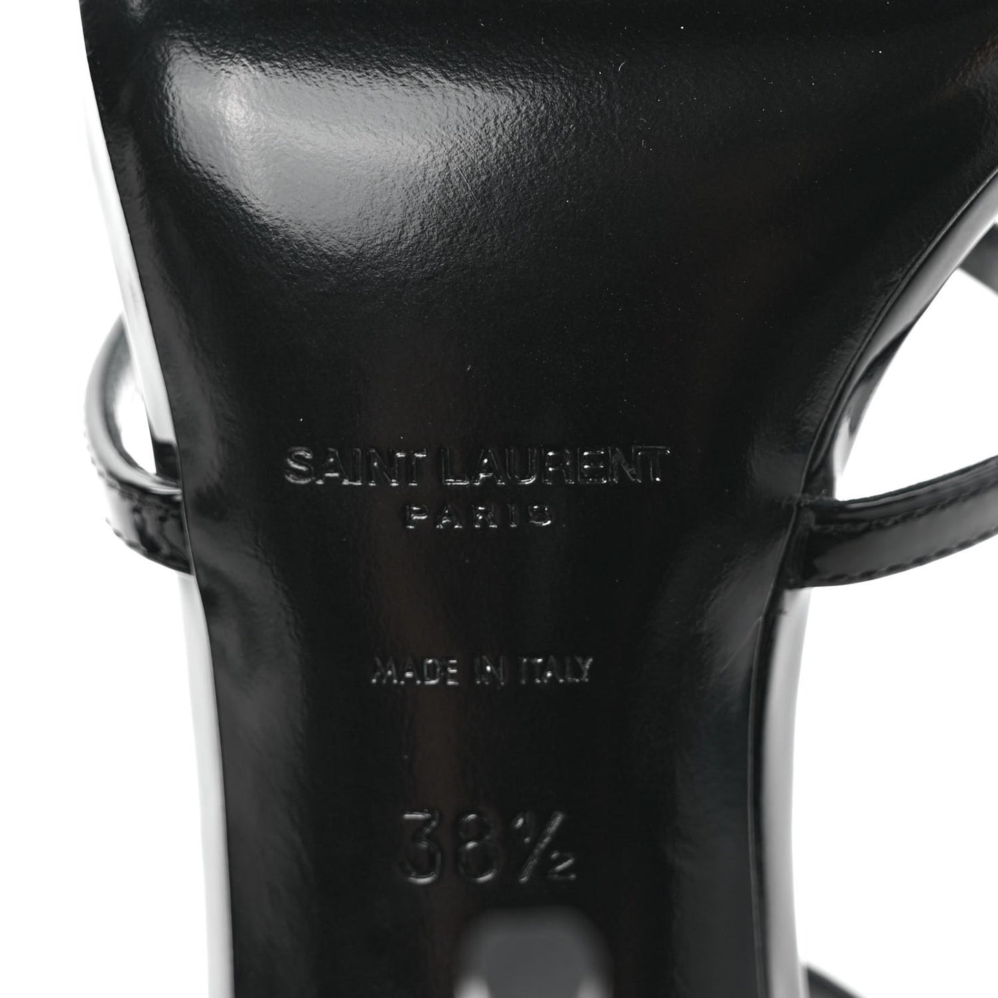 Patent Cassandra 100 Sandals 38.5 Black