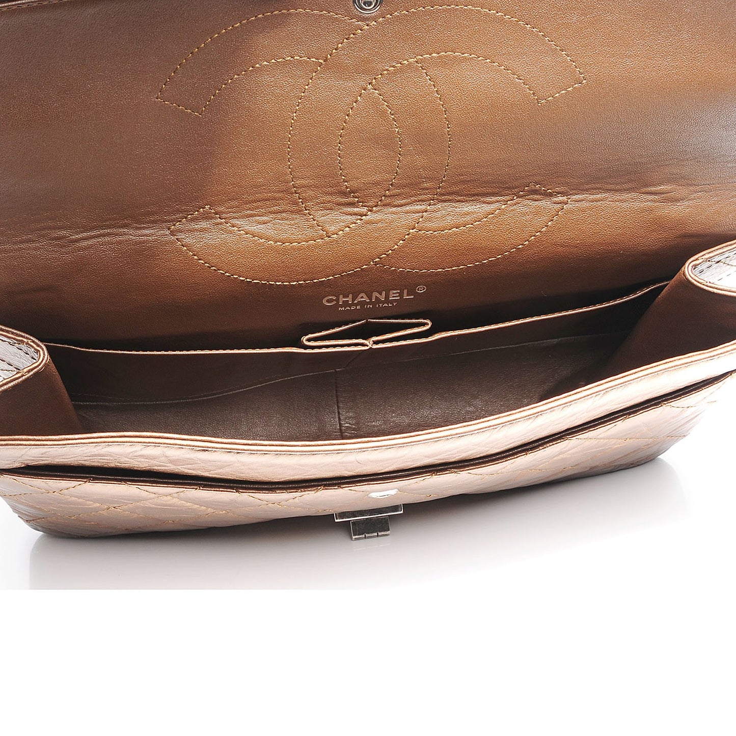 Aged Calfskin 2.55 Reissue 227 Flap Bronze