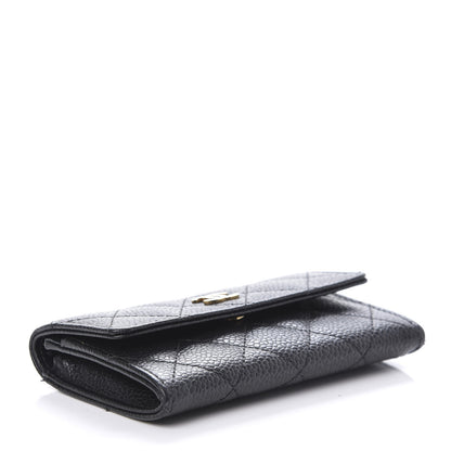 Chanel Caviar Quilted Flap Card Holder Black 4 of 11