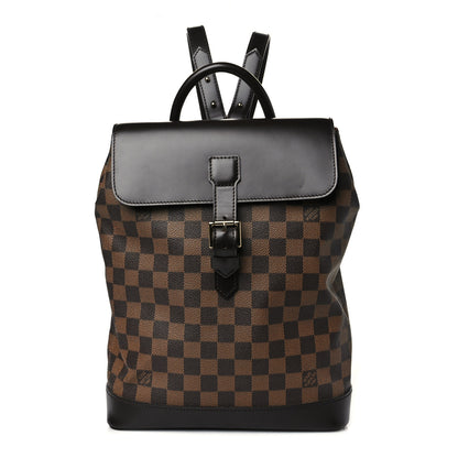 Louis Vuitton Damier Ebene Soho Backpack 1 of 9