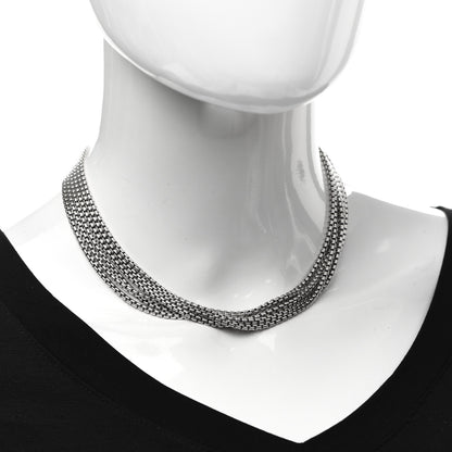 David Yurman Sterling Silver 14K Yellow Gold Multi Box Chain Necklace 2 of 4
