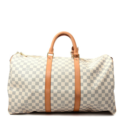 Louis Vuitton Damier Azur Keepall 50 1 of 9