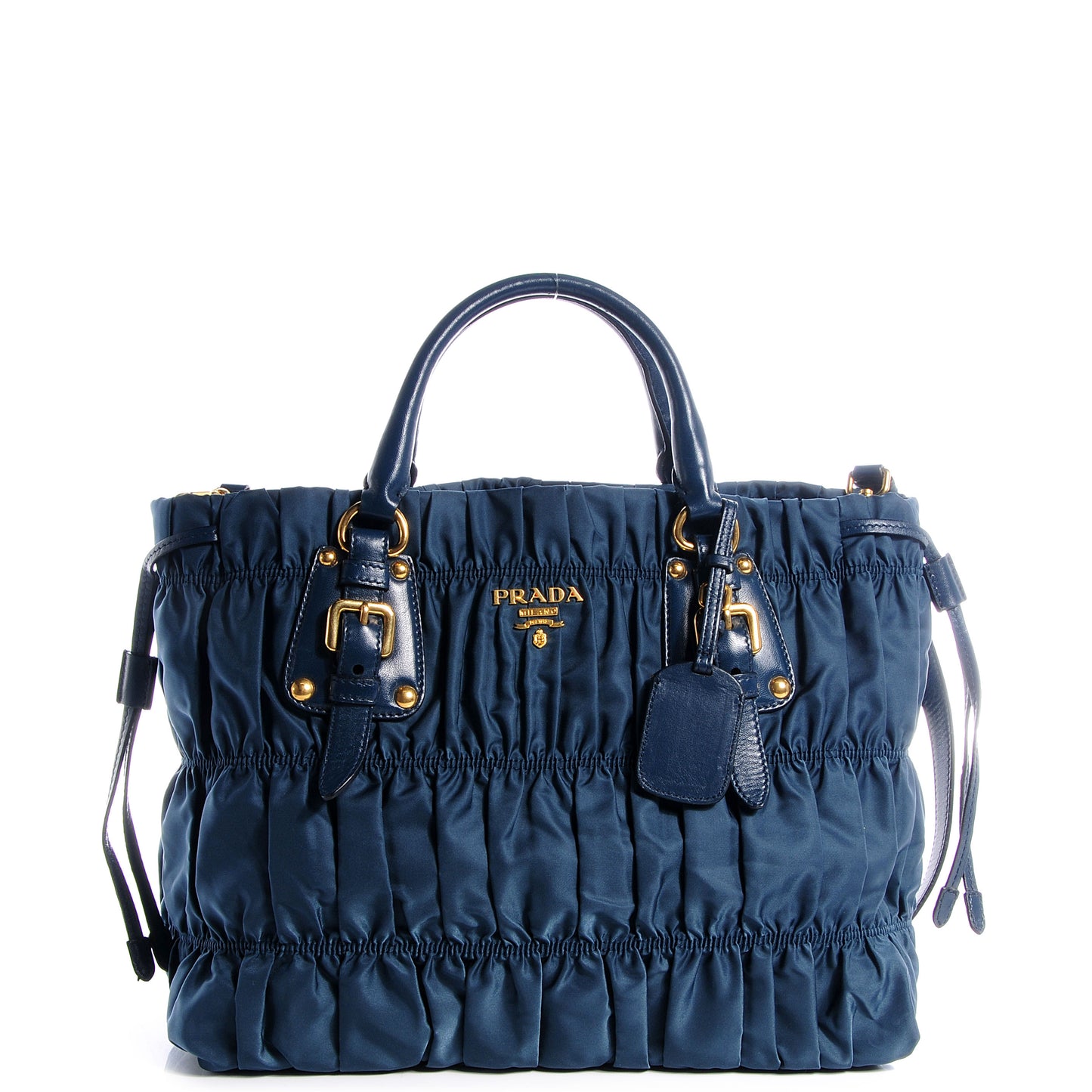 Tessuto Nylon Gaufre Tote Denim