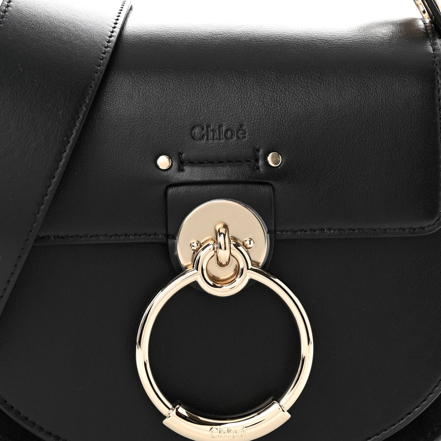 Calfskin Small Tess Bag Black