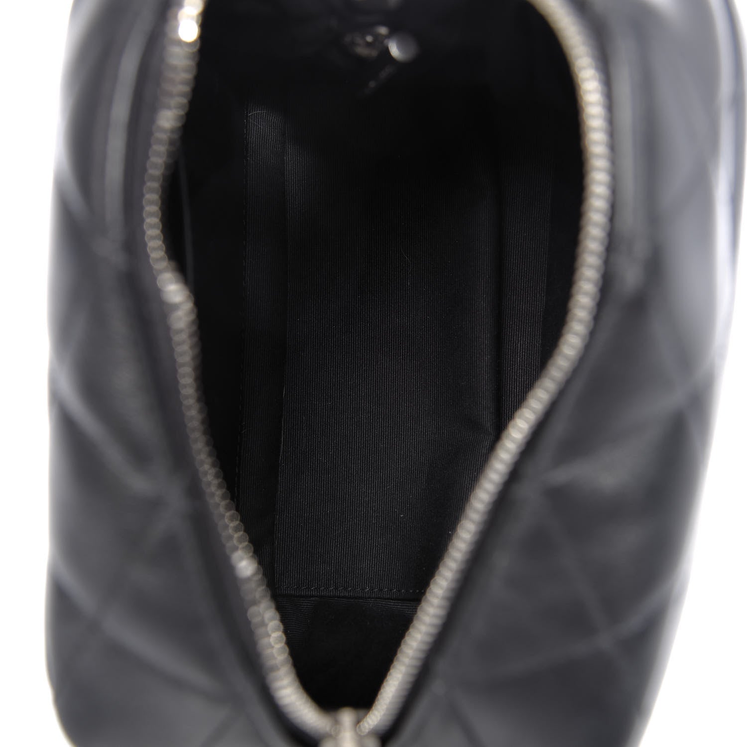 Saint Laurent Calfskin Y Quilted Monogram Small Loulou Bowling Bag Black 5 of 9