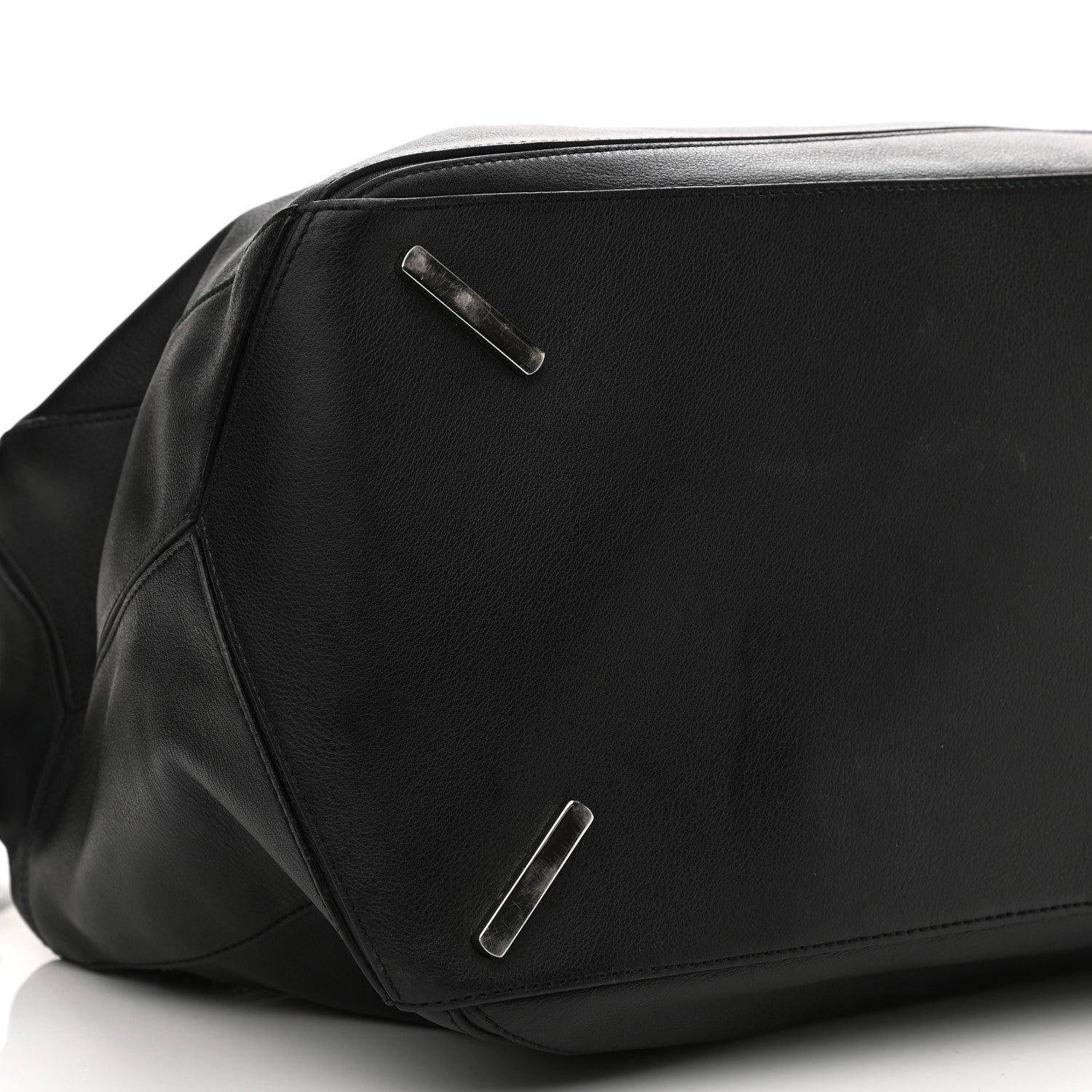 Loewe Calfskin XL Zipper Puzzle Bag Black 9 of 13
