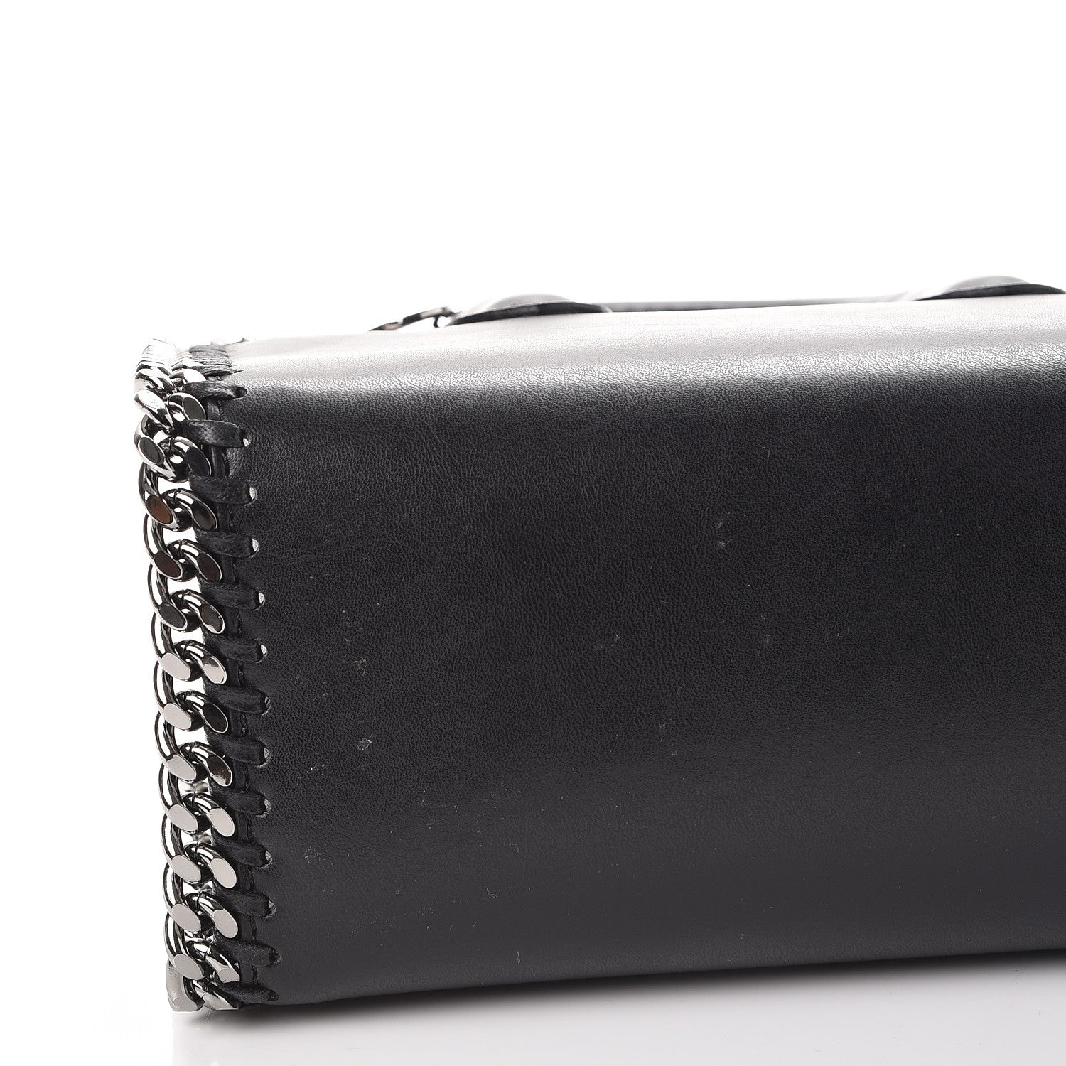 Stella McCartney Eco Alter Nappa Mini Falabella Box Top Handle Bag Black 6 of 9