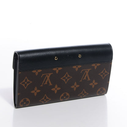 Louis Vuitton Monogram Pallas Wallet Black 3 of 8