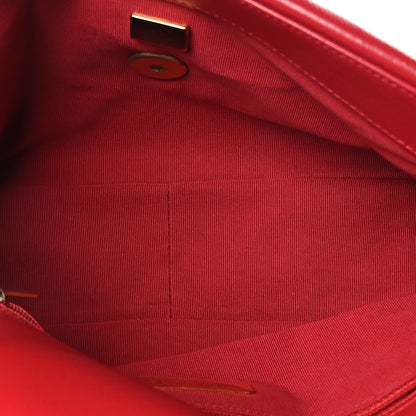 Chanel Goatskin Quilted Medium Chanel 19 Flap Red 5 of 9