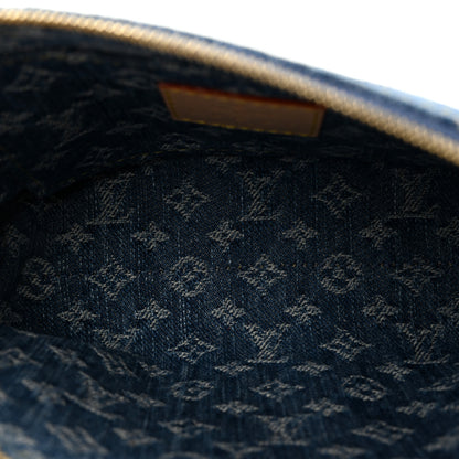 Louis Vuitton Denim Giant Monogram Pochette Cosmetique PM Denim Blue 5 of 6