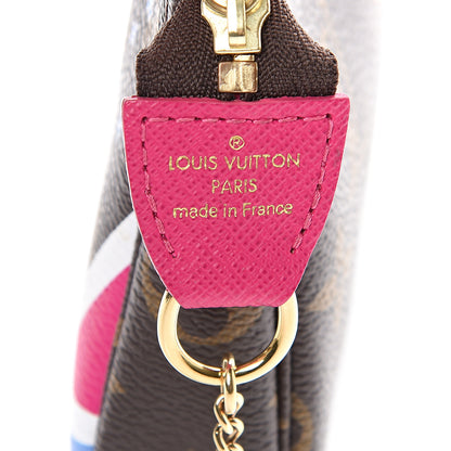 Louis Vuitton Monogram 2018 Christmas Animation Mini Bears Pochette Accessories 5 of 6
