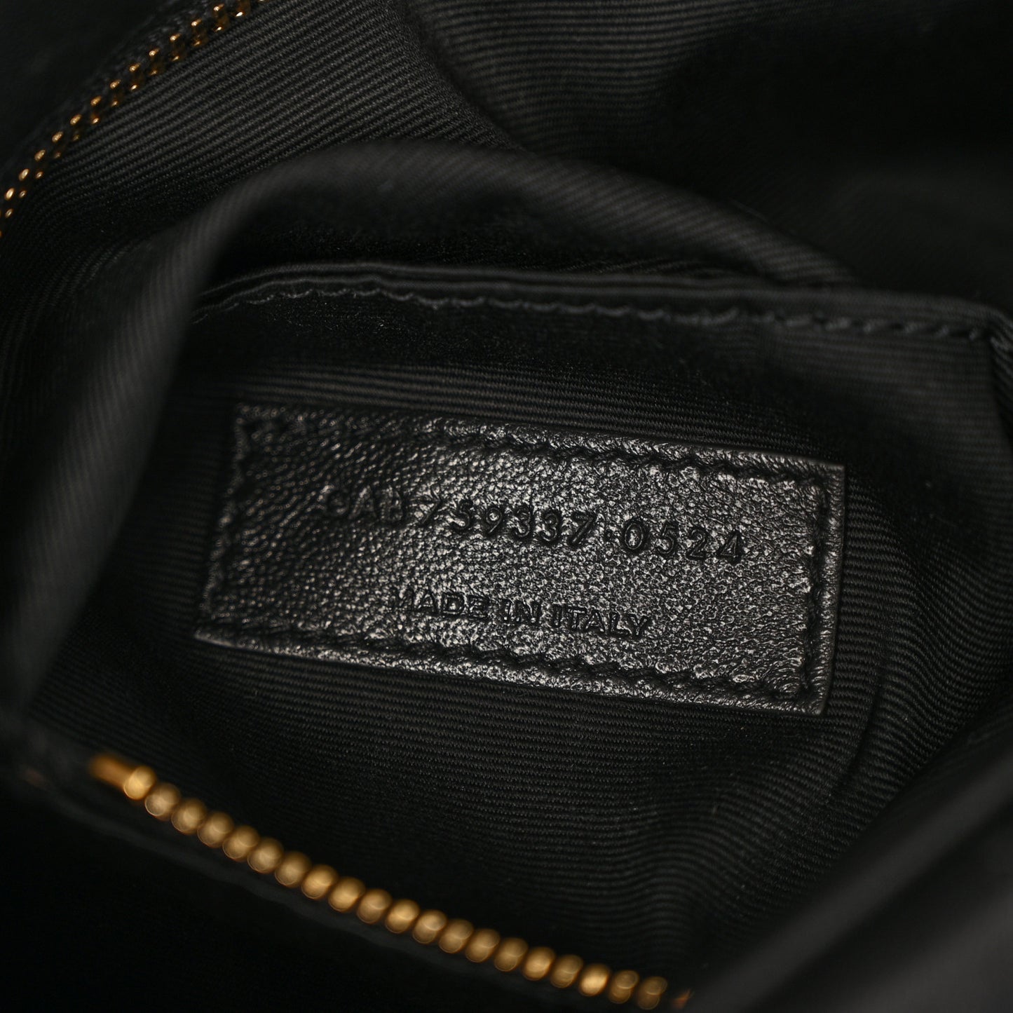 Lambskin Quilted Toy Loulou Puffer Monogram Chain Satchel Black