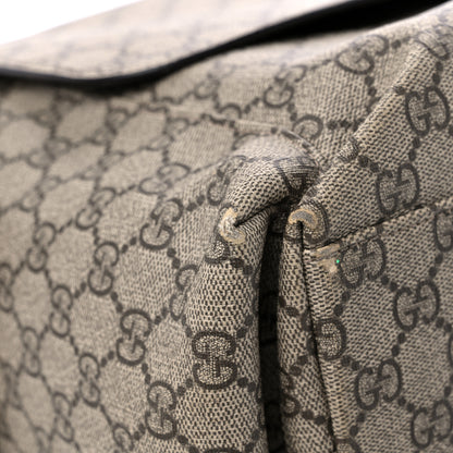 Gucci GG Plus Monogram Messenger Diaper Bag Dark Brown 9 of 20