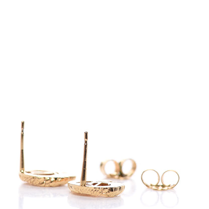 Louis Vuitton Angel Stud Earrings Gold 3 of 5