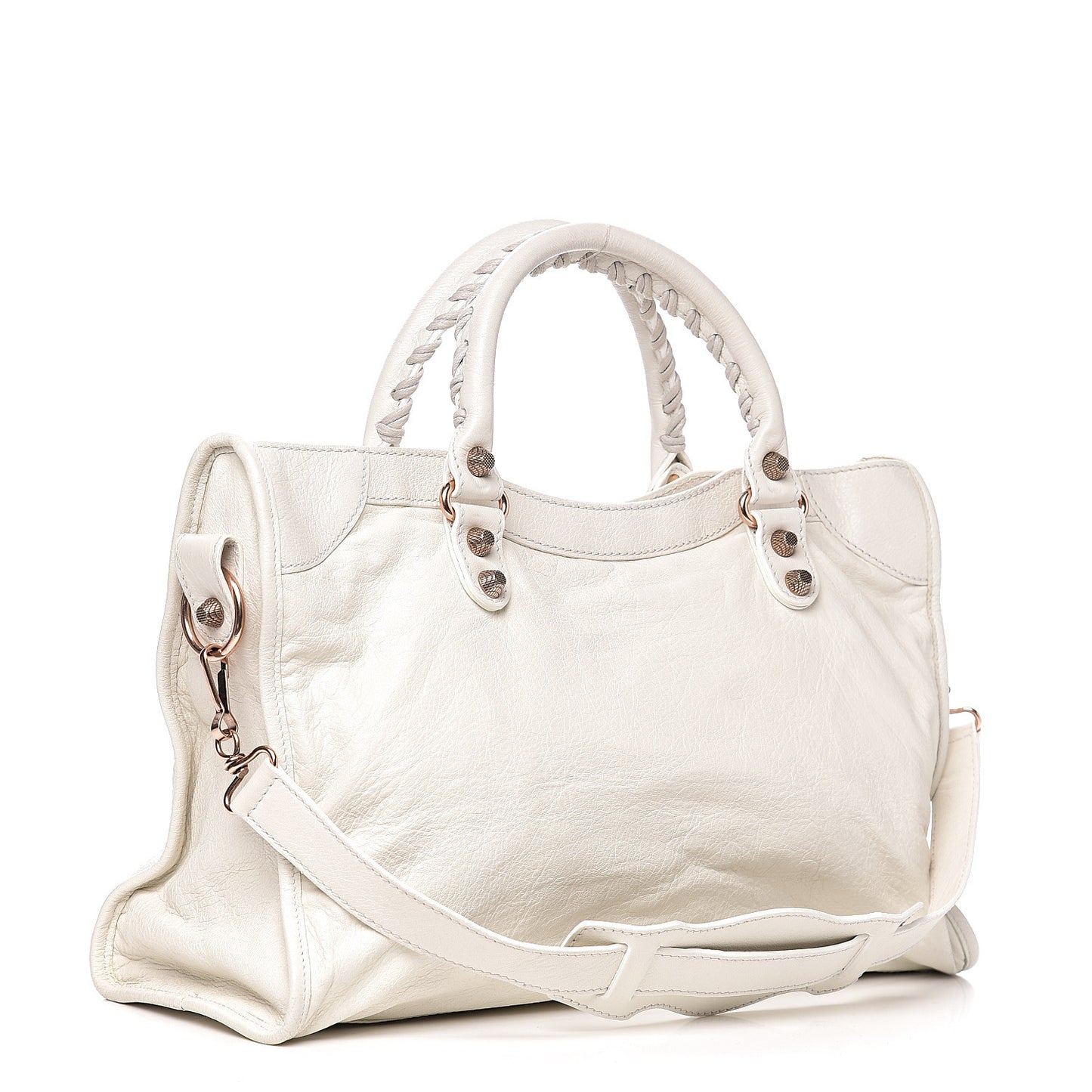 Agneau Giant 12 Rose Gold Hardware City White Light