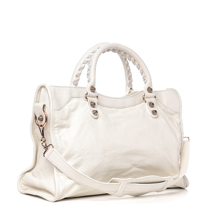 Balenciaga Agneau Giant 12 Rose Gold Hardware City White Light 2 of 10