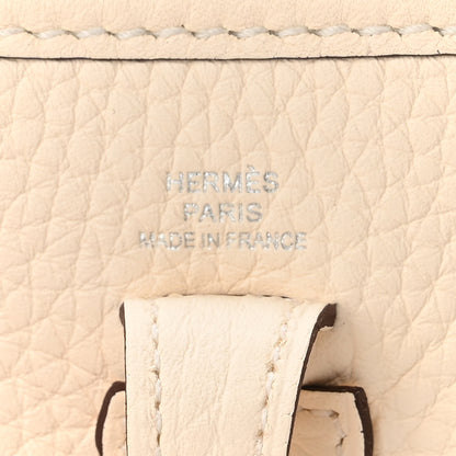 Hermes Taurillon Clemence Quadrille Evelyne TPM Nata Citron 6 of 10