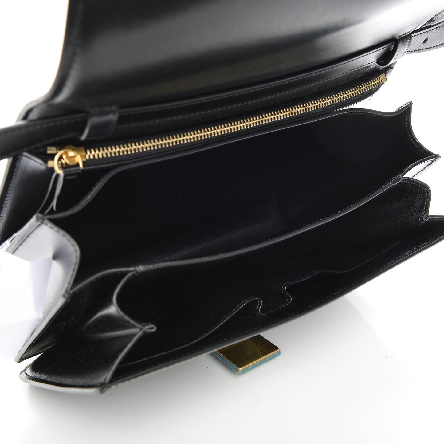 Box Calfskin Medium Classic Box Flap Bag Black