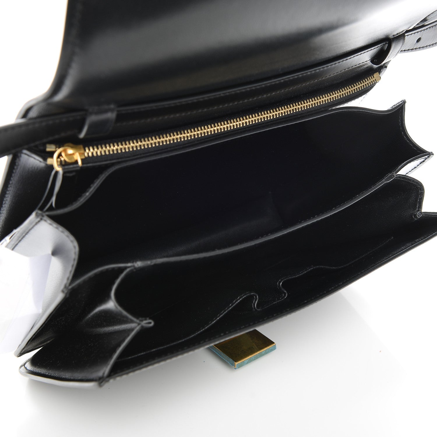 Celine Box Calfskin Medium Classic Box Flap Bag Black 5 of 7