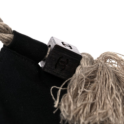 Chanel Canvas Cruise Rope Cabas Tote Black 10 of 13