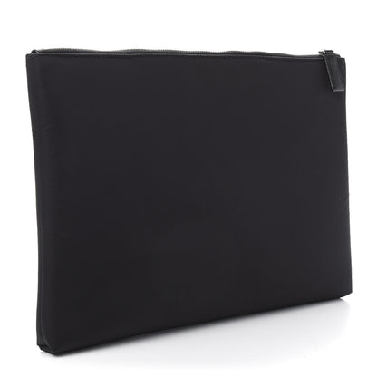 Prada Tessuto Nylon Flat Pouch Black 3 of 9