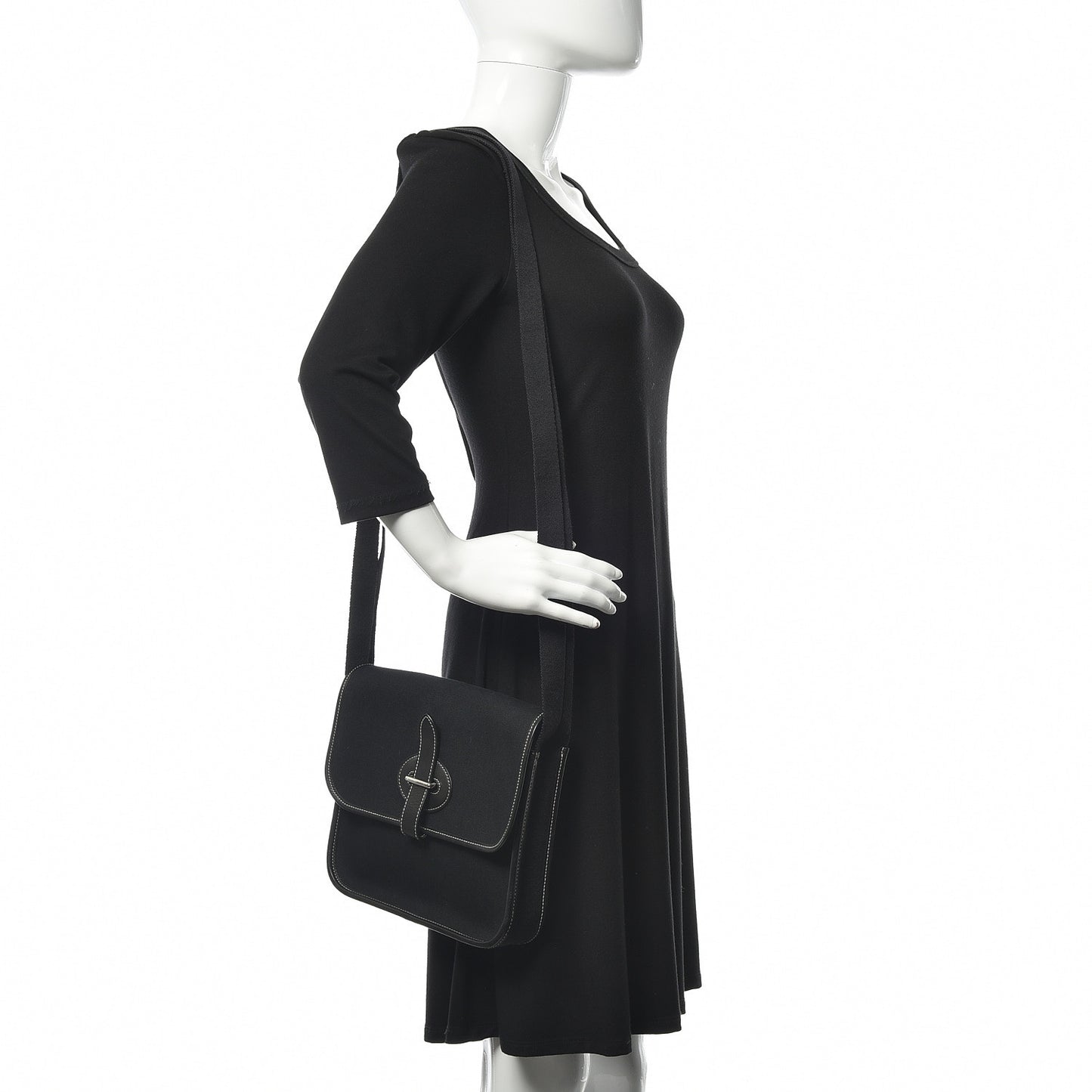 Toile Officier Mini Buenaventura Messenger Black