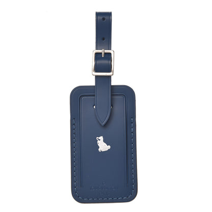 Louis Vuitton Calfskin Luggage Tag Blue 1 of 2