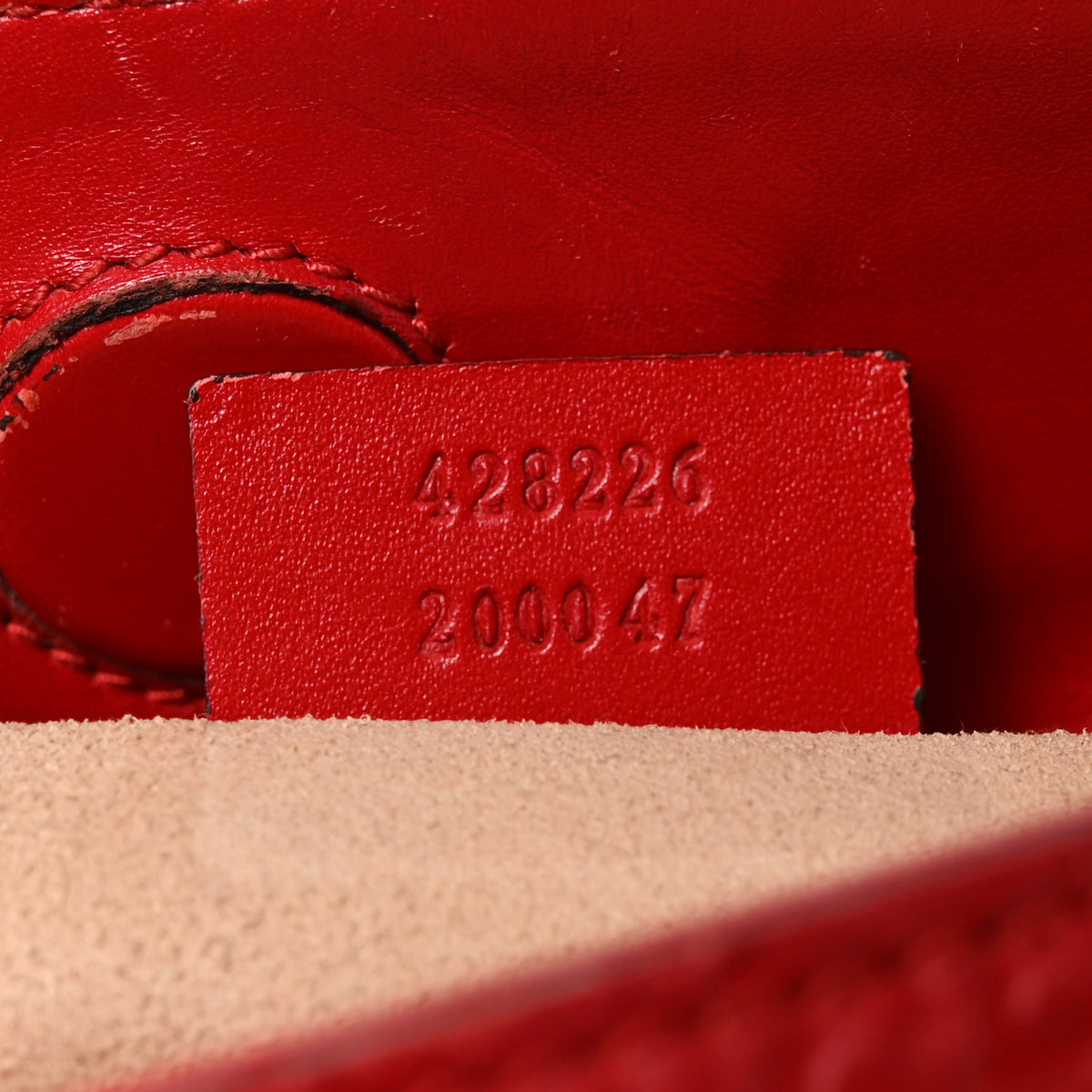 Gucci Guccissima Linea A Foldover Tote Red 6 of 8