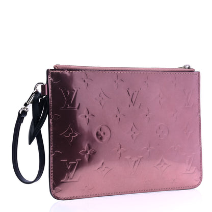 Louis Vuitton Vernis Long Beach Neverfull PM Pochette Rose Cuivre 2 of 5