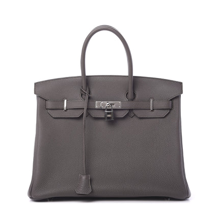 Hermes Togo Birkin 35 Etain 1 of 11