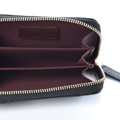 Chanel Caviar Quilted Zip Coin Purse Black 5 of 8