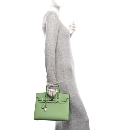 Hermes Epsom Sellier Birkin 30 Vert Criquet 2 of 11